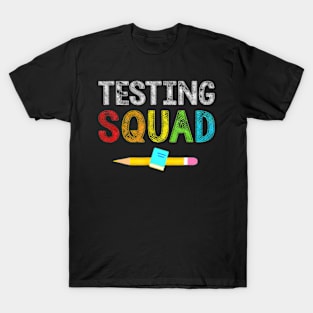 Te Squad Costume Test Day Teacher Student T-Shirt